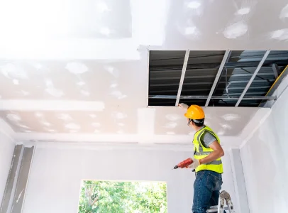 taravux de plâtrerie à Menetou-Salon près de Bourges dans le Cher 18